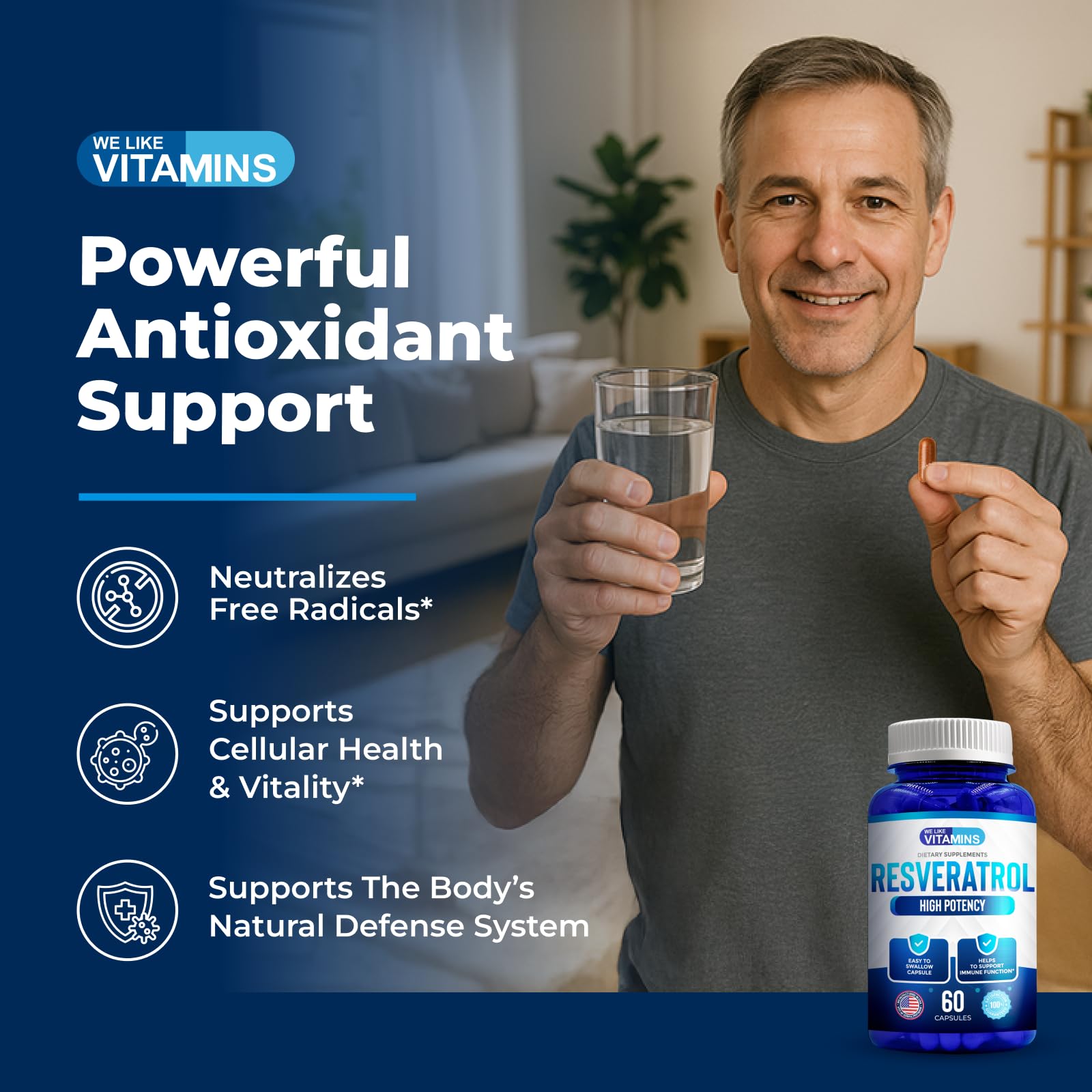 We Like Vitamins Resveratrol: ingrédients polyphénols riches issus de sources naturelles