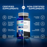 We Like Vitamins Resveratrol: pack de 3 mois, 180 capsules pratiques