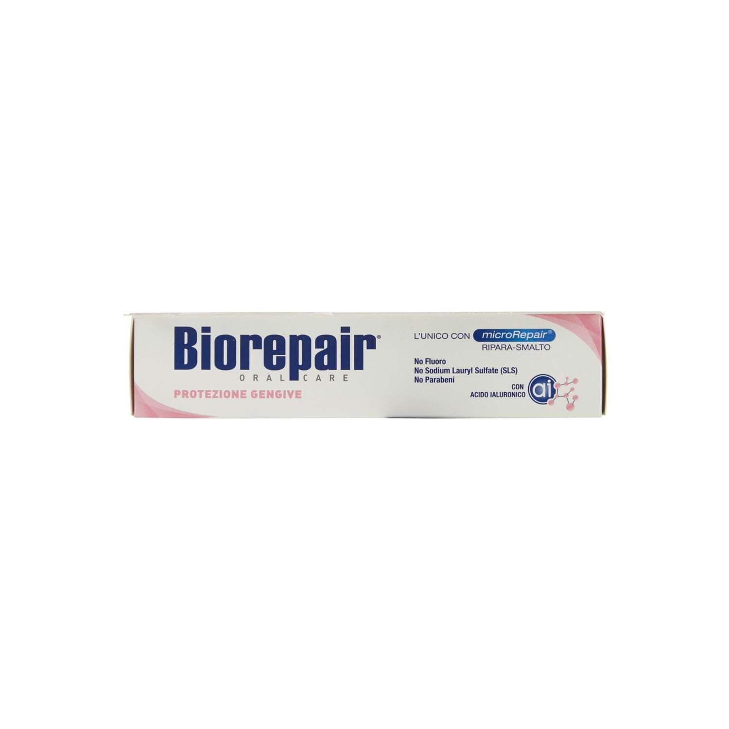 Biorepair: ingrédients naturels acide hyaluronique et zinc PCA.