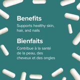 Biotine Webber Naturals, soutien potentiel à l'énergie et vitalité.