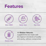 Capsules Webber Naturals Foie — format pratique pour votre quotidien