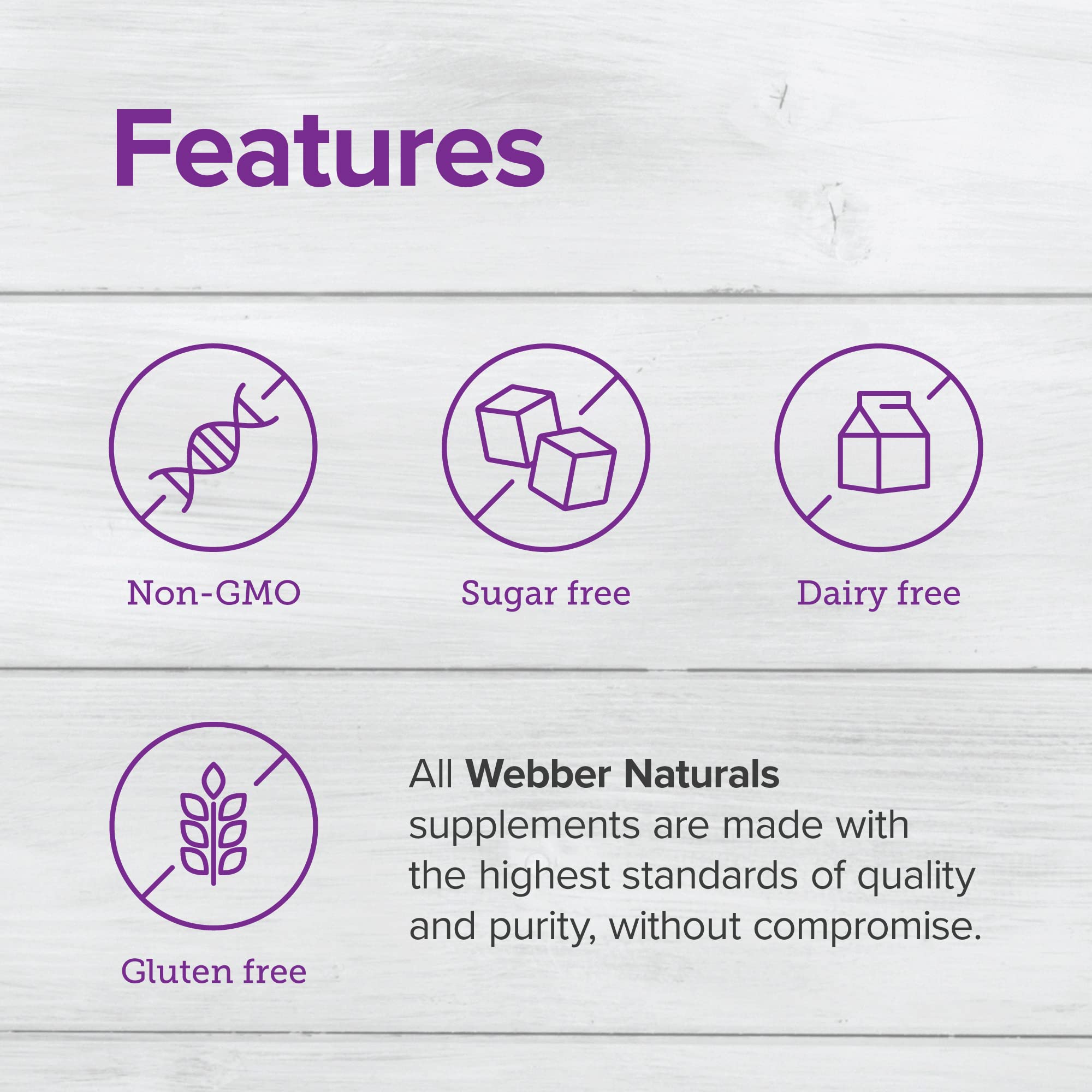 Webber Naturals capules-digestion-naturelle sans goût d'ACV.