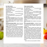 Webber Naturals Digestives enzymes, étiquette du flacon visible, soutien digestif pratique.