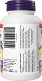 Webber Naturals Magnésium Bisglycinate 200 mg capsules, soutien énergie et équilibre.