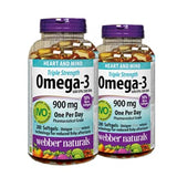 Webber Naturals Oméga-3 900 mg, gélules – soutien au quotidien pour le bien-être général