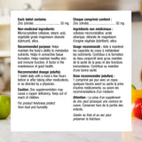 Webber Naturals Zinc Citrate 50 mg, dosage quotidien: pratique et durable sur plusieurs mois.