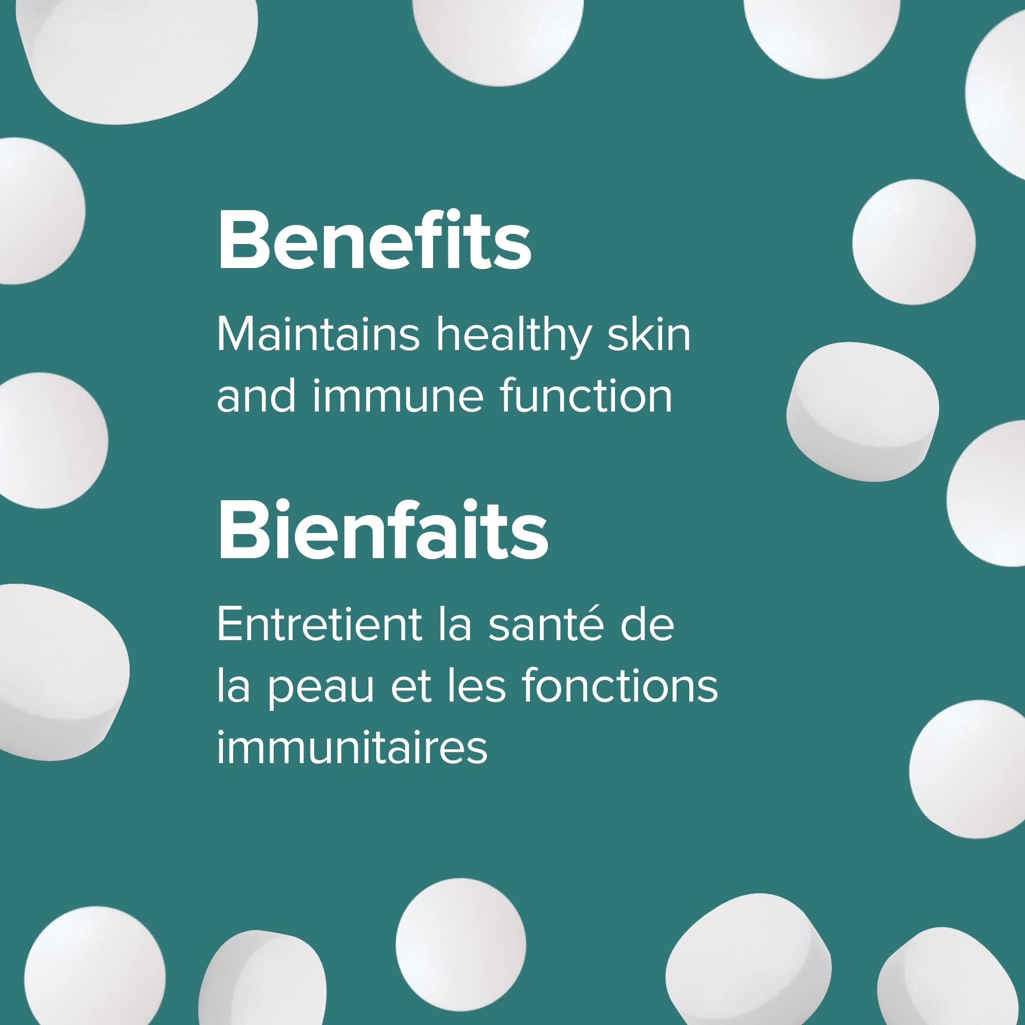 Webber Naturals Zinc Citrate 50 mg, emballage simple: présentation pratique et économique.