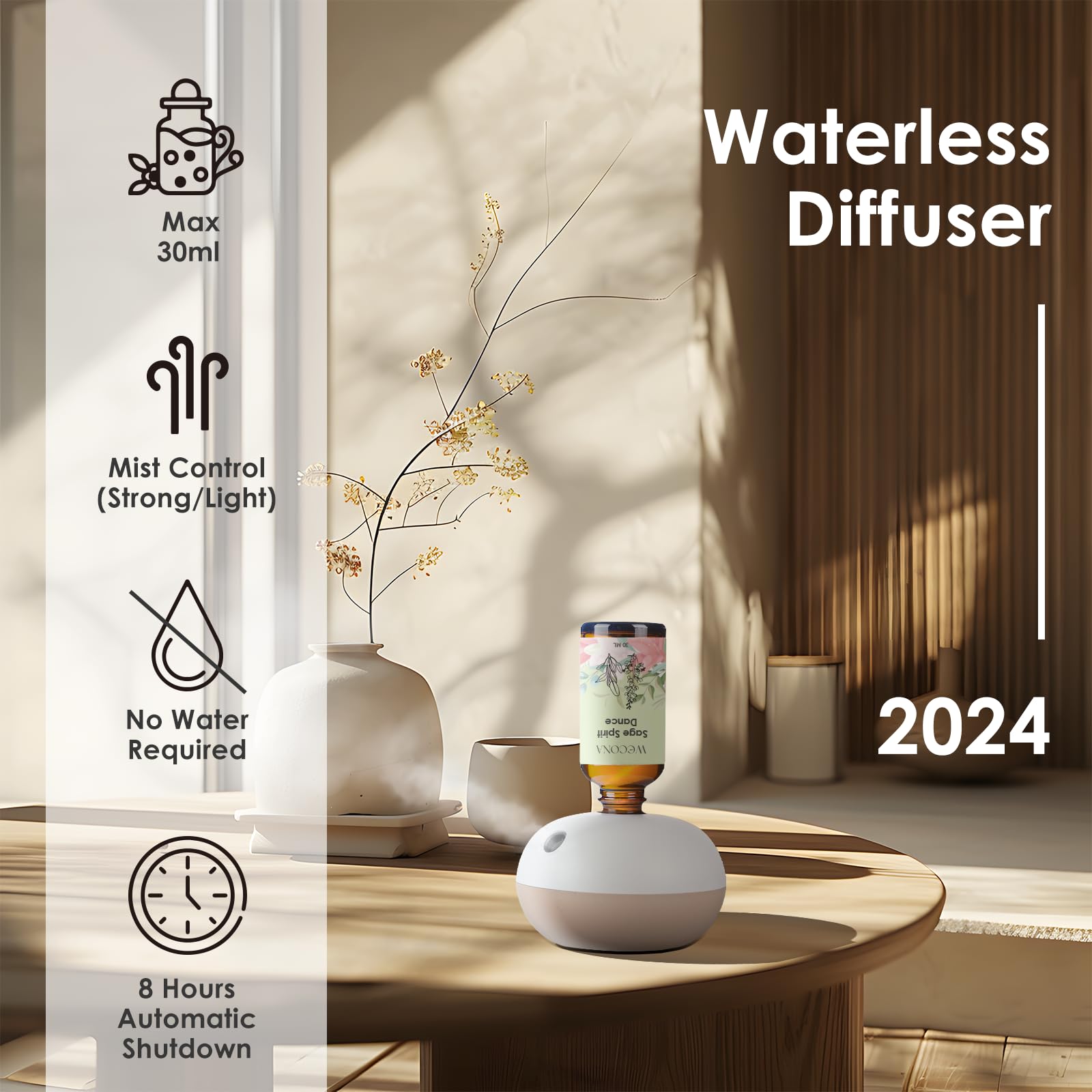 Kit huiles essentielles WECONA 30 ml prêt a diffuser