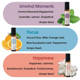 Wecona roll-on citron 10 ml, senteur énergisante pour démarrer la journée.