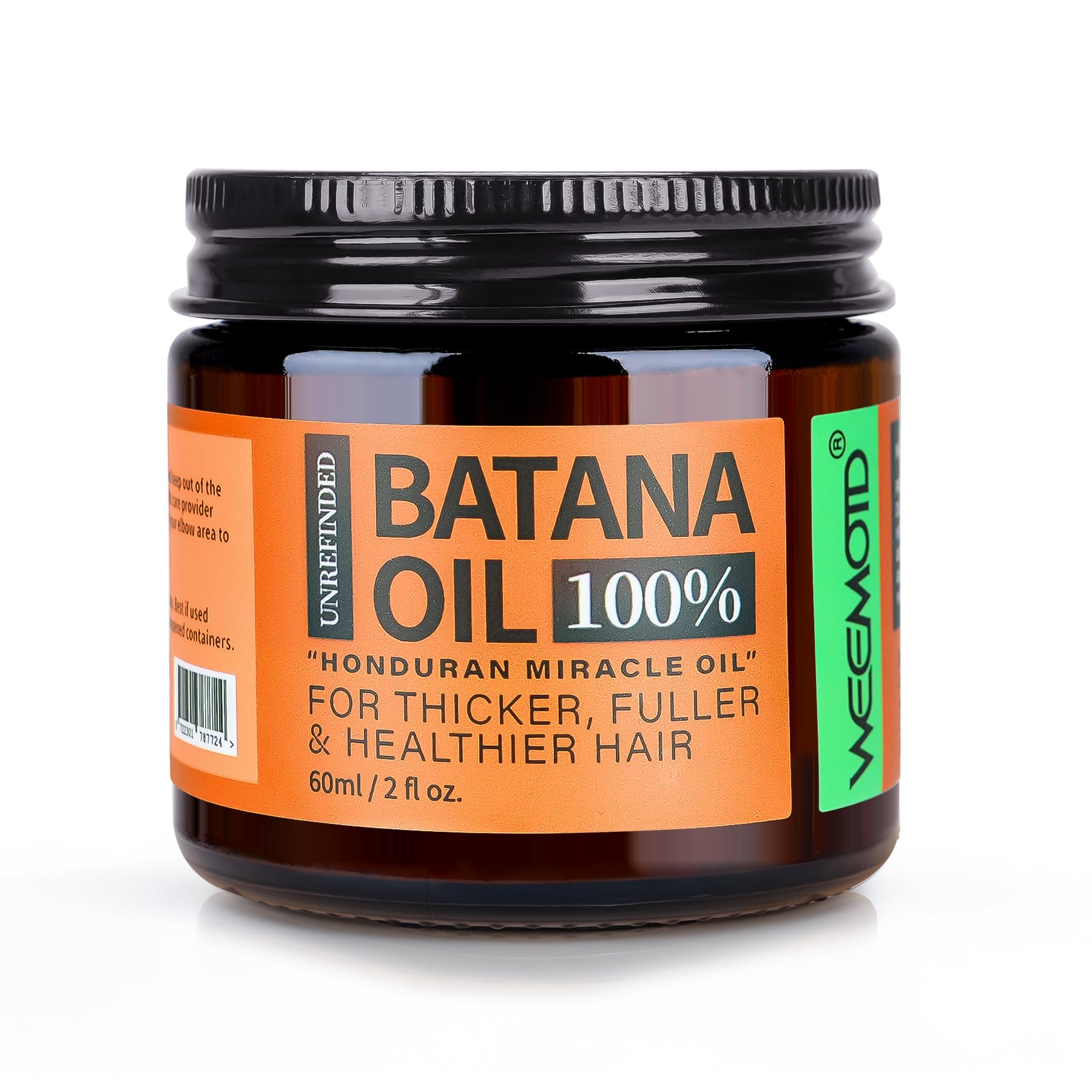 WEEMOTD Batana: huile pure pour nourrir les cheveux en profondeur.