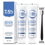 WEERSHUN pâte dentifrice hydroxyapatite nano tube : protection quotidienne de l'émail et haleine fraîche