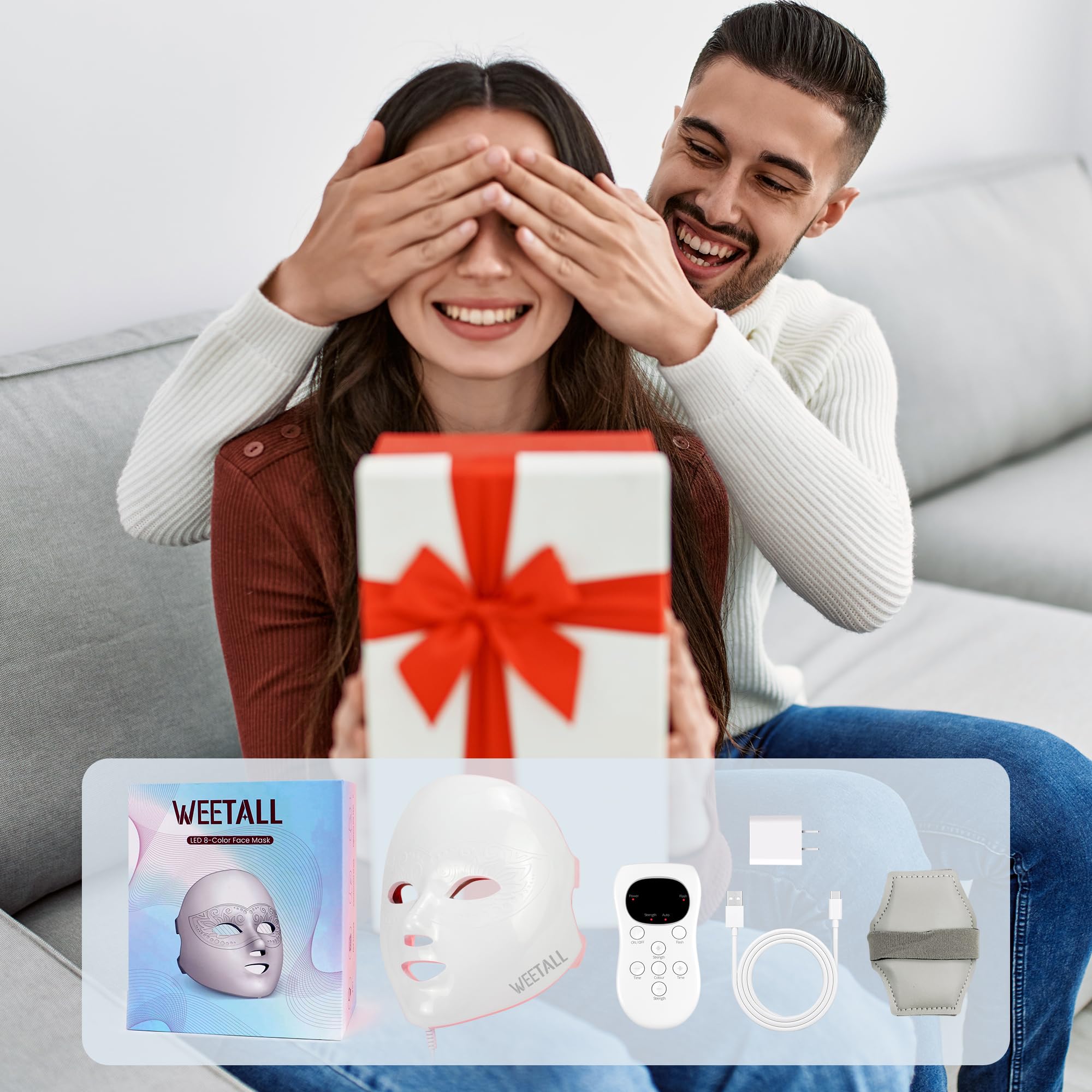 Nettoyage facile et utilisation simple du masque WEETALL pour le visage.
