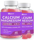 Weevit Calcium Gummies: bouteille, soutien possible des os et de la mobilité au quotidien.