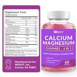 Weevit Calcium Gummies: emballage écoresponsable adapté à une routine durable.