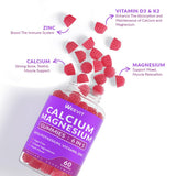 Weevit Calcium Gummies: sans sucre, végan et sans gélatine, plaisir sans compromis.