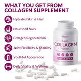 Weevit Collagen Peptides blister pratique pour la routine beauté.