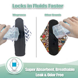 Wegreeco couche microfibre absorbante – absorption renforcée pour flux modérés.