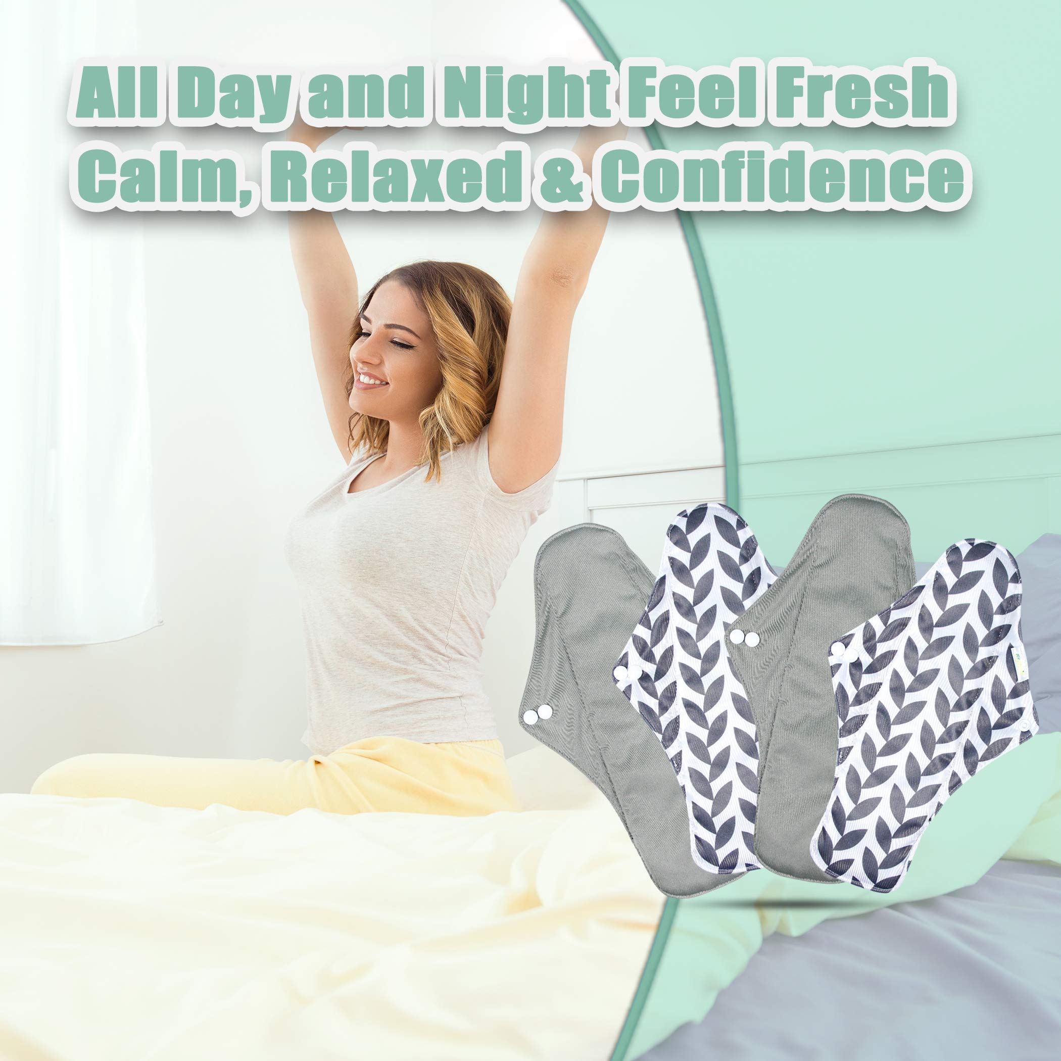 Wegreeco protections nuit longues – idéales pour le sommeil et les flux nocturnes.