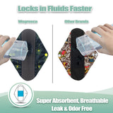 Couche centrale microfibre maximise l’absorption et le séchage rapide.