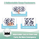 Wegreeco fermeture à snaps: maintien fiable autour des sous-vêtements.