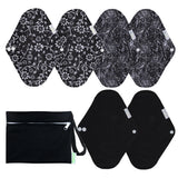 Wegreeco serviettes réutilisables - ensemble de 6 pads, protection fiable et durable.