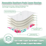 Wegreeco serviettes tissu avec boutons doubles, maintien fidèle.