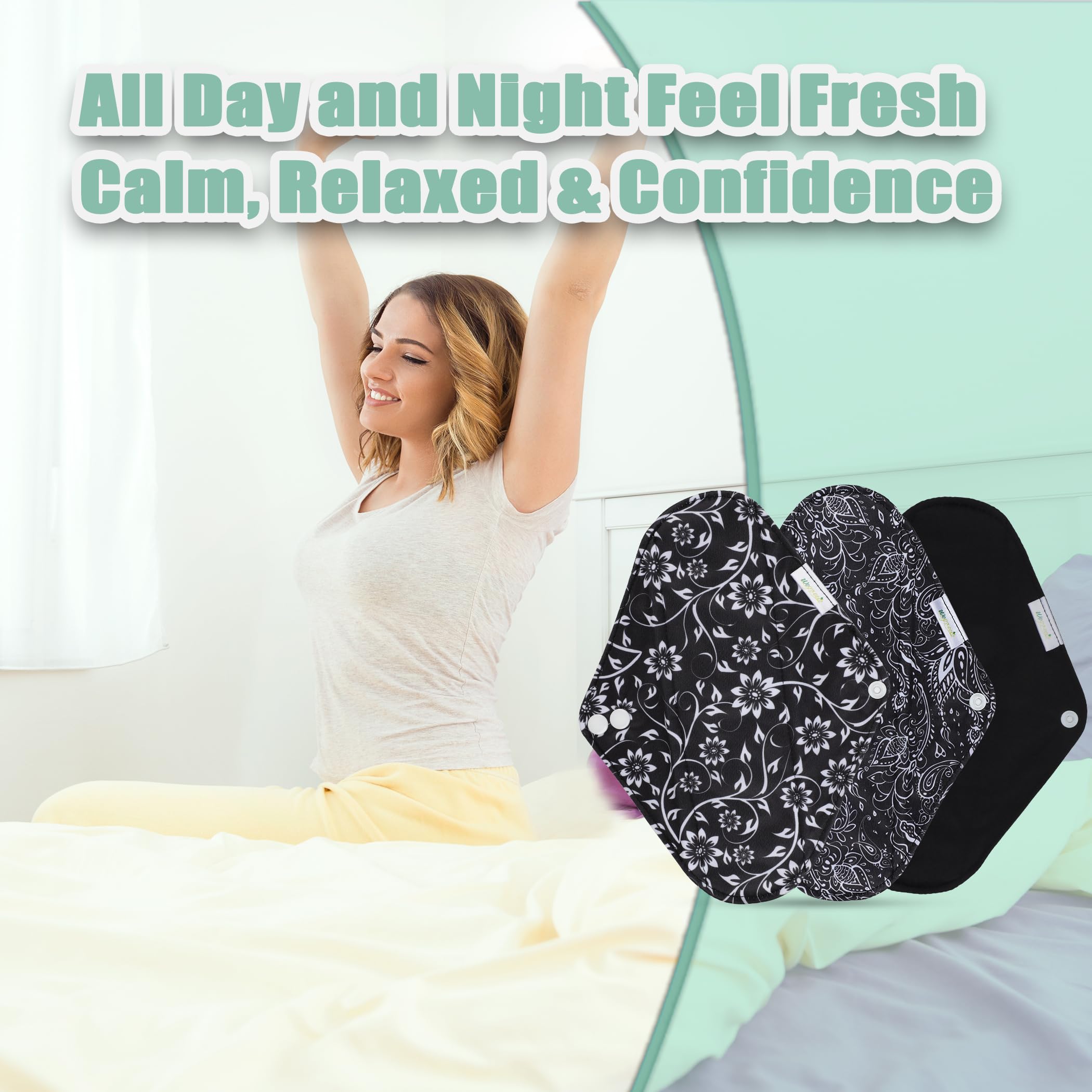 Wegreeco ensembles nuit - parfait pour flux abondant et utilisation nocturne.