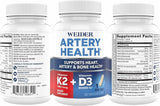 Boîte Weider Artery Health: 30 capsules pour une routine quotidienne.