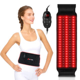 Weiyitec ceinture thérapie lumière rouge 660nm et 850nm pour détente musculaire
