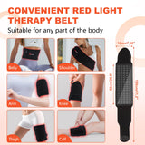 Weiyitec thérapie lumineuse 660nm/850nm sur ceinture pour confort quotidien