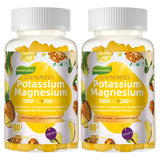 Wekannufod bonbons gélifiés Potassium Magnésium en bouteille, prise facile au quotidien.