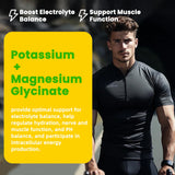 Wekannufod bonbons gélifiés Potassium Magnésium, étiquette nutrition claire pour suivre les apports.