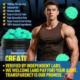 Gomme Wekannufod Creatine Monohydrate saveur fraise sans sucre pour un plaisir sain