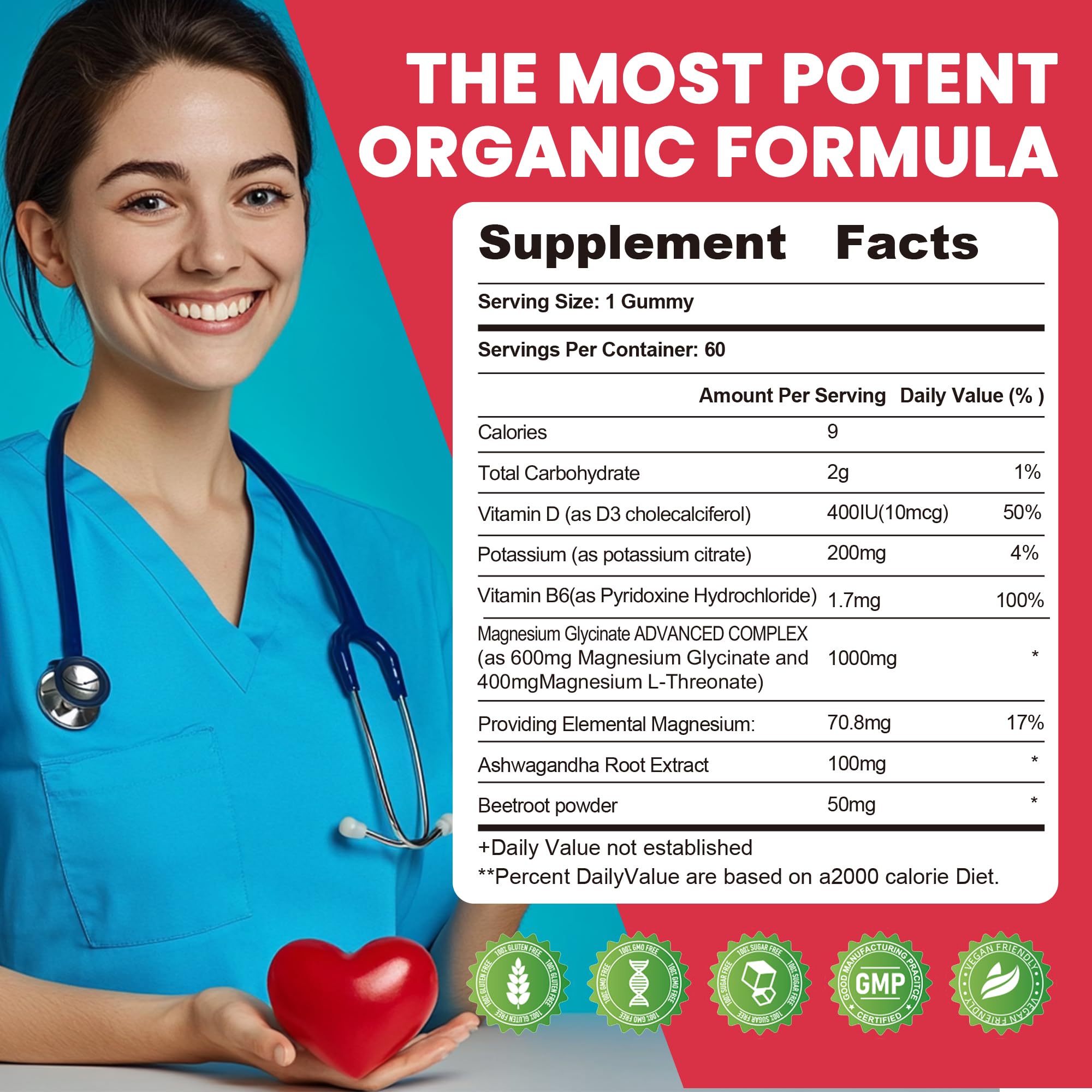 Bouteille Wekannufod Potassium Magnésium – format pratique pour routine quotidienne