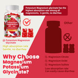 Sans sucre – gommes Wekannufod Potassium Magnésium au goût Fraise
