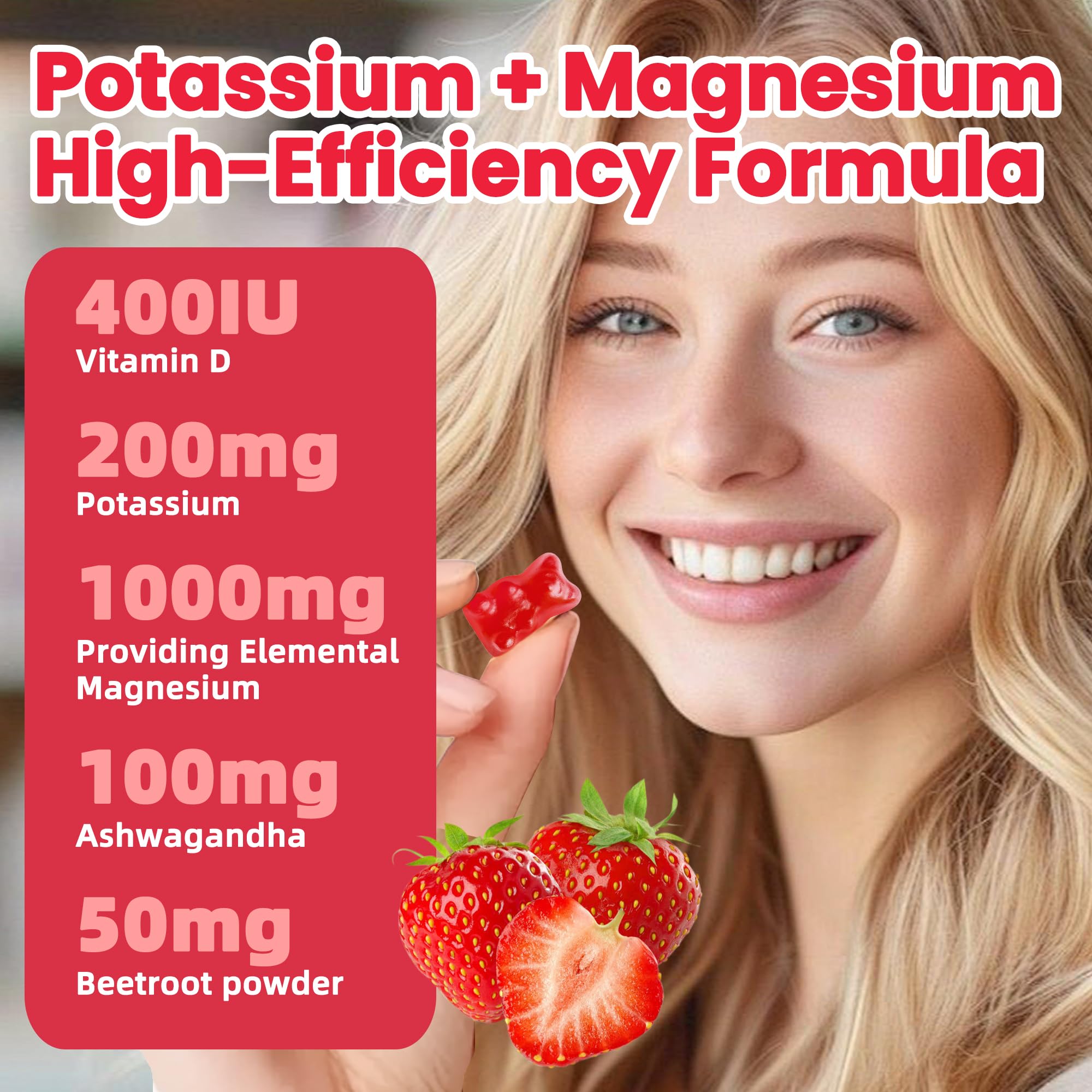 Usage quotidien – gommes Wekannufod Potassium Magnésium pour routine simple