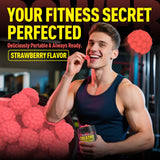 Goût fraise délicieux des gommes Wekannufod