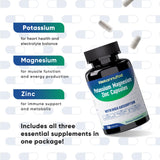 Ingrédients du formule Wekannufod Potassium-Magnesium, origine végétale.