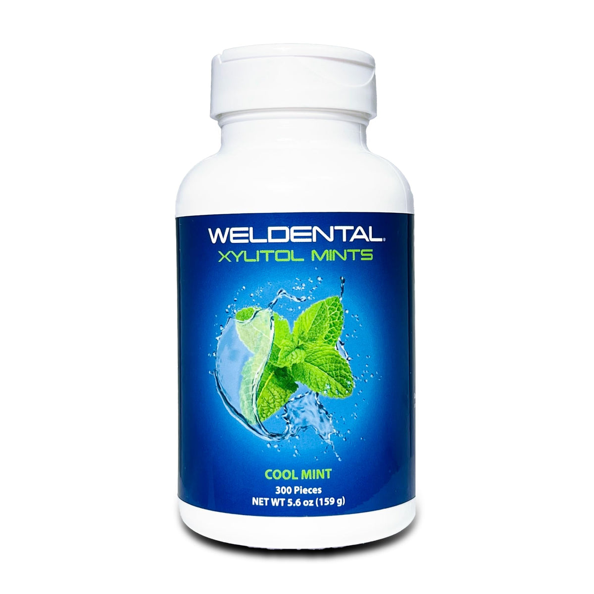 WelDental Xylitol Mints emballage présente, solution pratique pour garder une haleine fraîche.