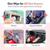 Well-Kept lingettes nettoyage sans peluches, adaptées pour écrans sensibles