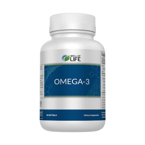 Well of Life Omega-3 – bouteille: capsules faciles à avaler pour une routine quotidienne sans effort