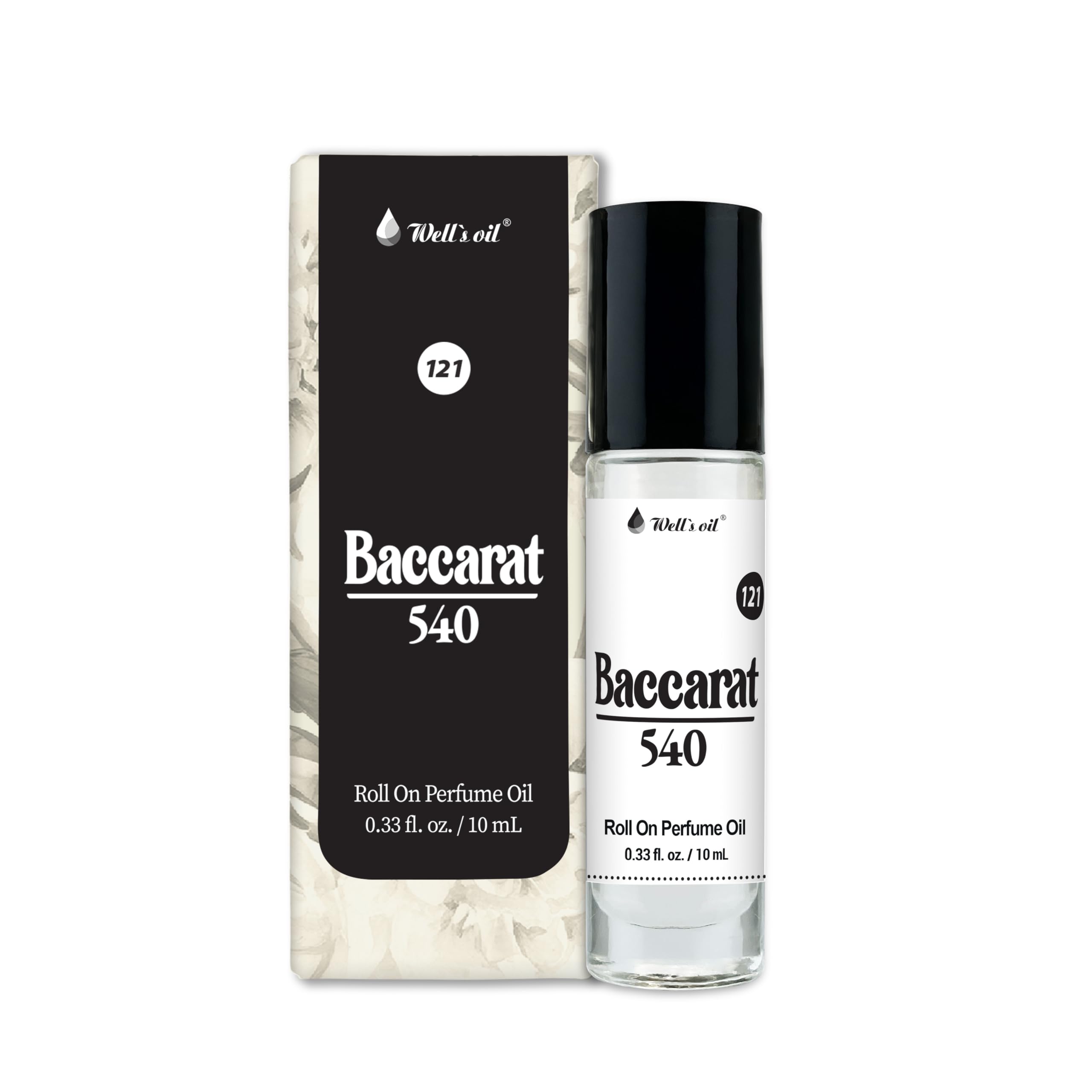 Well's Oil Bacarat 540 — bouteille compacte prête pour le voyage.