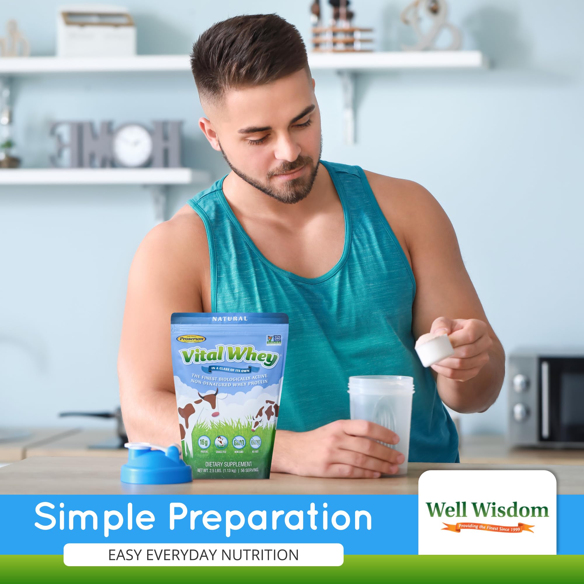 Vital Whey lait nourri à l’herbe, protéines de qualité