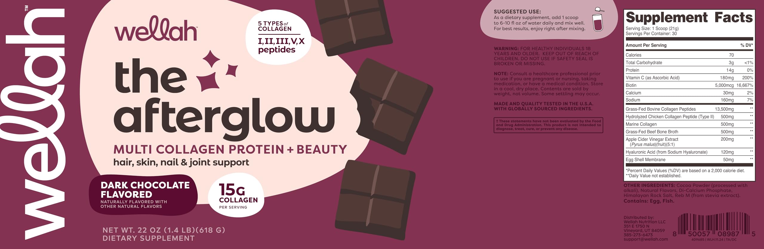 Wellah Afterglow, contrôle qualité externe et GMP pour la sérénité d’achat.