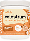 Wellah Colostrum Cinnamon Roll dans la bouteille, expérience gourmande pratique au quotidien.