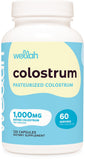 Wellah colostrum en gélules pasteurisées: bouteille présentée pour une routine pratique.