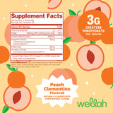 Wellah Créatine pour femmes, flacon 50 portions, pratique pour l'entraînement régulier.