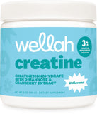 Wellah Creatine pour femmes, bouteille 50 portions prête à l'entraînement.