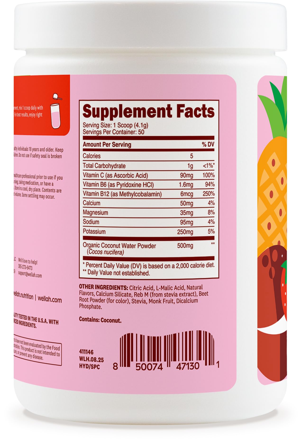 Poudre Wellah – 7 nutriments essentiels pour récupération et énergie