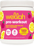 Wellah Get-Going poudre framboise citron prête à être mélangée pour énergie pendant l’entraînement.